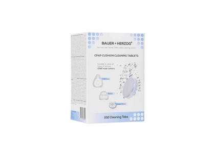Bauer + Herzog CPAP-Maskenkissen-Reinigungstabletten