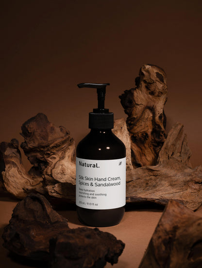 Natural. Silk Skin Hand Cream, Spices & Sandalwood