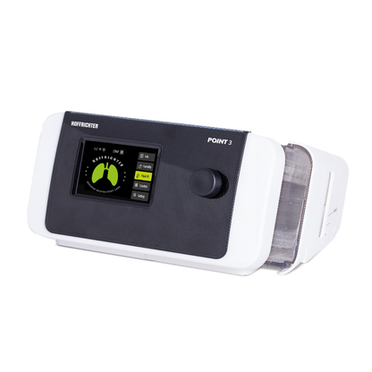 Hoffrichter Point 3 CPAP oder AutoCPAP  inklusive Luftbefeuchter-  nichtinvasive Atemtherapiegerät- Behandlung von schlafbezogenen Atemstörungen
