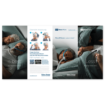 Fisher & Paykel Nova Micro Maske Nasenpolstermaske S, M L oder Fit Pack-